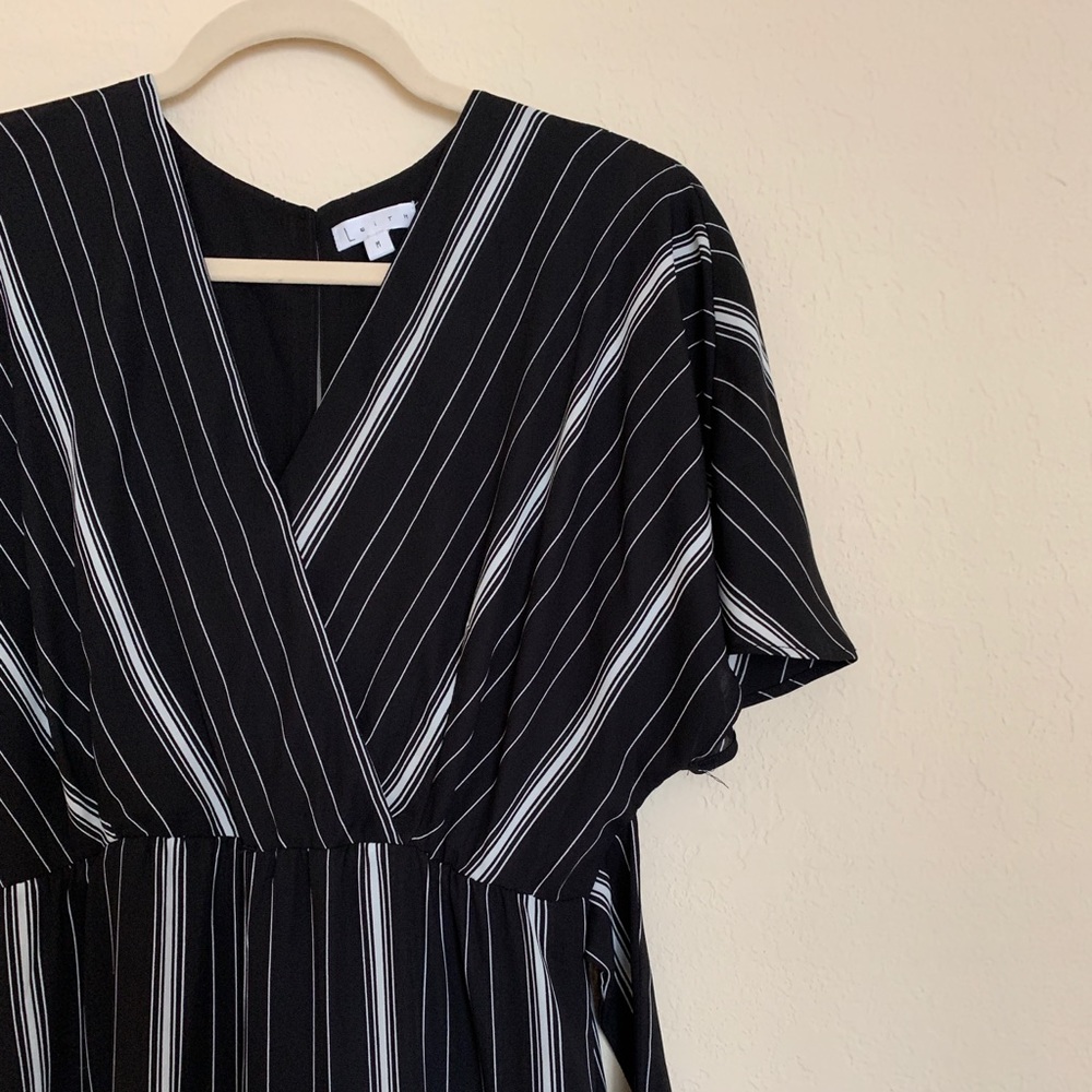 Black and white jumpsuit